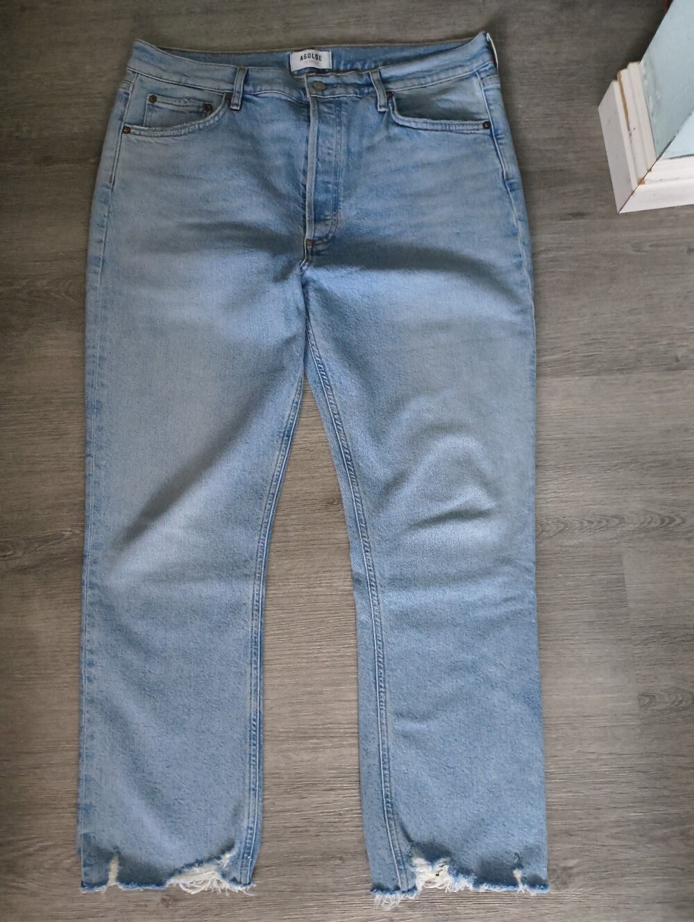 AGOLDE Riley High Rise Straight Crop Jeans NWoT Size 32